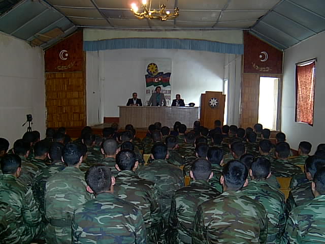 Müdafiə Nazirliyinin "Cərimə batalyonu"na baxış keçirilib (foto)
