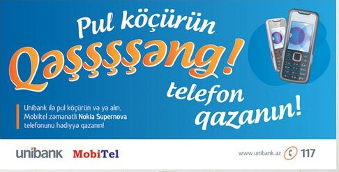 “Unibank”da “Qəşşşşəng” kampaniyası start götürüb