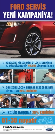 “Ford Azərbaycan” Payız Kampaniyasına başlayıb 
