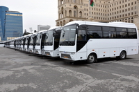 Bakıya 52 ədəd yeni avtobus gətirilib