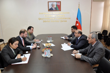 Azay Quliyev Beynəlxalq Amnistiya Təşkilatının təmsilçilərilə görüşdü
