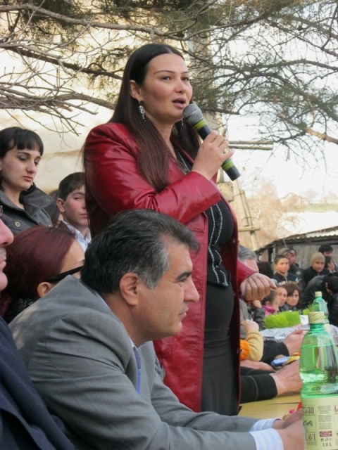 Azərbaycanın deputatı Gürcüstanda Novruz şənliklərinə qatılıb