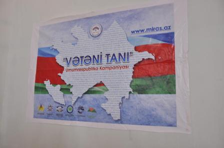 “VƏTƏNİ TANI” Ümumrespublika Kampaniyasının seçim turu oldu