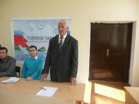 Məcburi köçkünlər kampaniyaya cəlb ediliblər (FOTO)