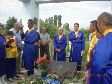 Asif Atanın məzarı ziyarət olunub