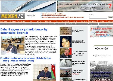 Modern.az fəaliyyətini dayandırır