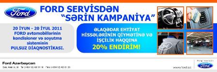 Ford Servisdə “Sərin Kampaniya” ®