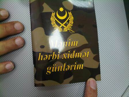 Əsgərlər üçün gündəlik çap olunub