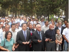 Əbülfəz Elçibəyin qəbri ziyarət edilib 