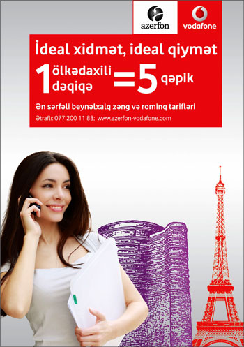 Azerfon-Vodafone-dan İdeal tarif!