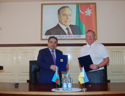 BDU ilə Xarkov Milli Universiteti arasında memorandum imzalanıb (FOTOLAR)