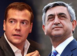 Medvedev Ermənistan prezidentini “avtoritet” adlandırdı