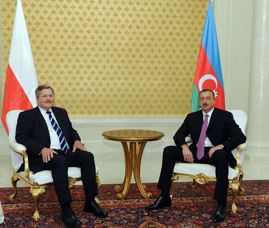Azərbaycan və Polşa prezidentlərinin təkbətək görüşü olub