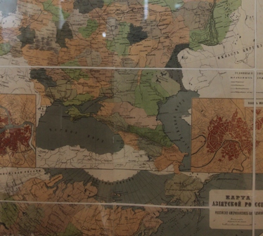 Moskvanın Tarix Diyarşunaslıq Müzeyindəki 1866-ci ilə aid olan xəritə ermənilərin iddialarını alt-üst edib