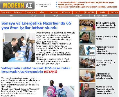 Modern.az-ın 2 yaşı oldu