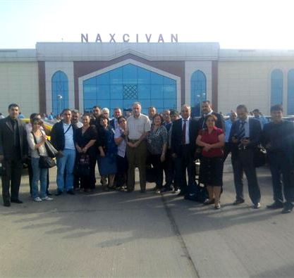 Naxçıvana gedən jurnalistlər və hüquq müdafiəçiləri Bakıya qayıdıblar