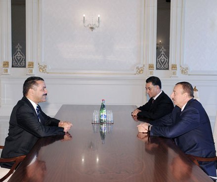 İlham Əliyev İnterpolun baş katibini qəbul edib