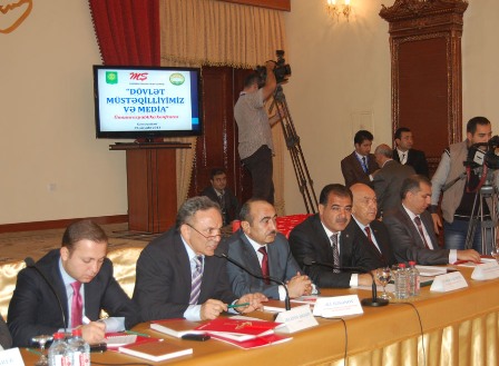 Gəncədə "Dövlət müstəqilliyimiz və media” tədbiri keçirlib