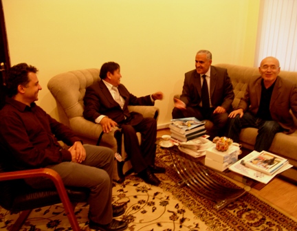 Qırğızlar Vüqar Rəhimzadənin qonağı olublar (FOTO)