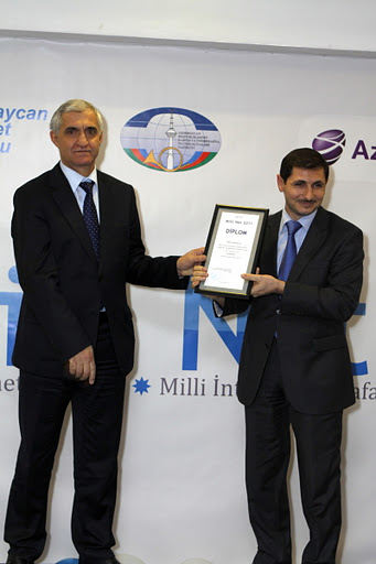 “Azərsu”yun internet saytı mükafatlandırılıb