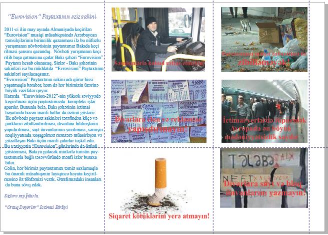 QHT bakılılara çağırış etdi