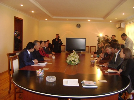 Belçikalı deputatları Ağdam rayonuna aparıblar - FOTOLAR
