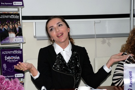 “Eurovision-2012”dəki təmsilçimiz Səbinə Babayeva ilə görüş keçirilib