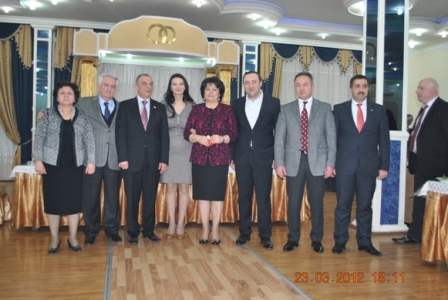 Azərbaycan və Gürcüstan deputatları Qaxda toplaşıb - FOTOLAR
