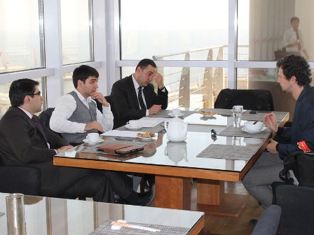 Avropa Gənclər Forumunun prezidenti azərbaycanlı gənclərlə görüşüb - FOTO