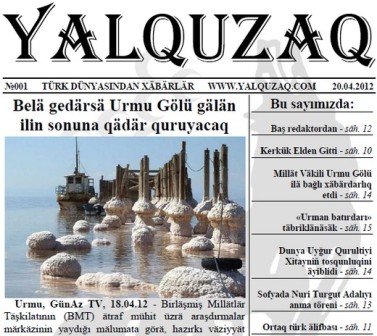 Bakıda “Yalquzaq” qəzeti nəşrə başladı