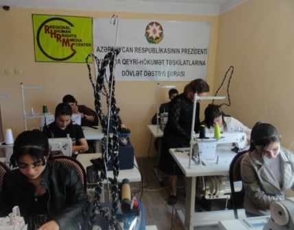 Müharibə ailələrindən olan gənclər kurslara cəlb edilib