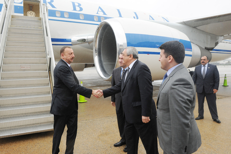 İlham Əliyev Amerikaya gedib