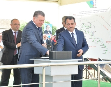  “Azərsu” Saatlıda təməlqoyma mərasimi keçirib
