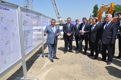 “Azərsu”  Sabirabadda təməlqoyma mərasimi keçirib