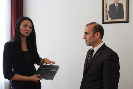 Qənirə Paşayeva Belçikada Qarabağdan danışıb