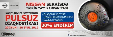 Nissan-da “Sərin yay” başlayır