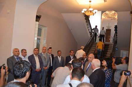 Bakıdan gedən nümayəndələr Mətbuat gününü Zərdab və Gəncədə qeyd ediblər - FOTOLAR