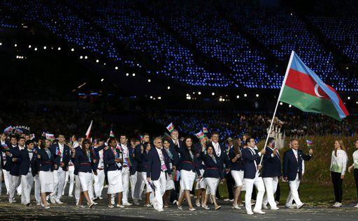 Azərbaycan prezidenti və xanımı Olimpiya oyunlarının açılışında olub - FOTO