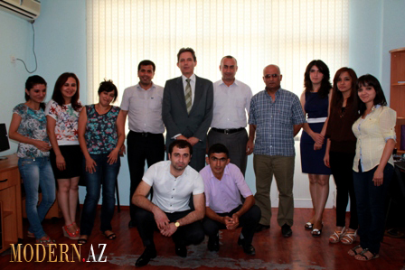 Quzey Kıbrısın təmsilçisi Modern.az-la vidalaşıb - FOTO
