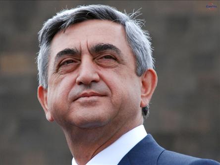 Sərkisyan Şuşaya gəlib