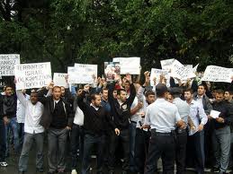 Lənkəranda ABŞ əleyhinə kütləvi etiraz mitinqi keçirilib