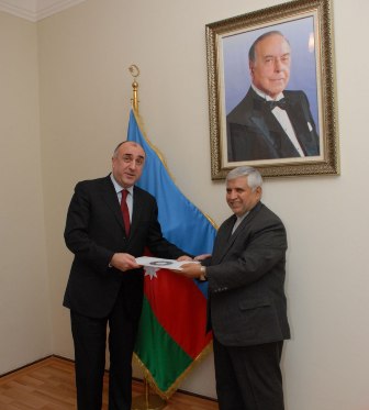 Elmar Məmmədyarov İranın yeni səfirini qəbul etdi