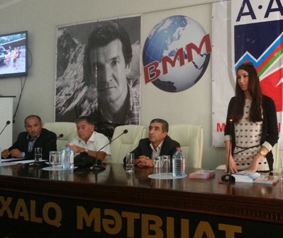 Alpinistlər media qarşısına çıxdılar - FOTO