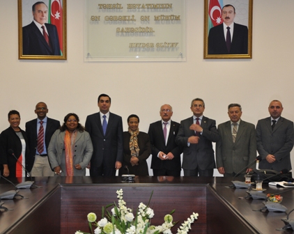 Cənubi Afrika Respublikasının dövlət rəsmiləri Bakı Ali Neft Məktəbində  - FOTO