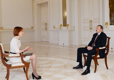 Prezident “Rossiya-24” telekanalına müsahibə verib
