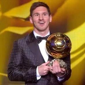 Messi 4-cü dəfə dünyanın ən yaxşı futbolçusu oldu 