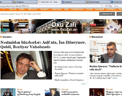 Yazarlar hansı ədəbi saytları izləyir? - “Oxu zalı”nda ədəbiyyatla oyunbazlıq edirlər” 
