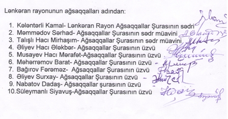 Lənkəran ağsaqqalları adından İsa Qəmbərə qarşı bəyanat yayıldı