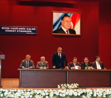 Xəzər rayonun İcra Hakimiyyəti hesabat verib