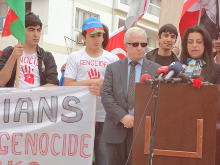 Kirpdə Xocalı soyqırımı ilə bağlı yürüş keçirilib 